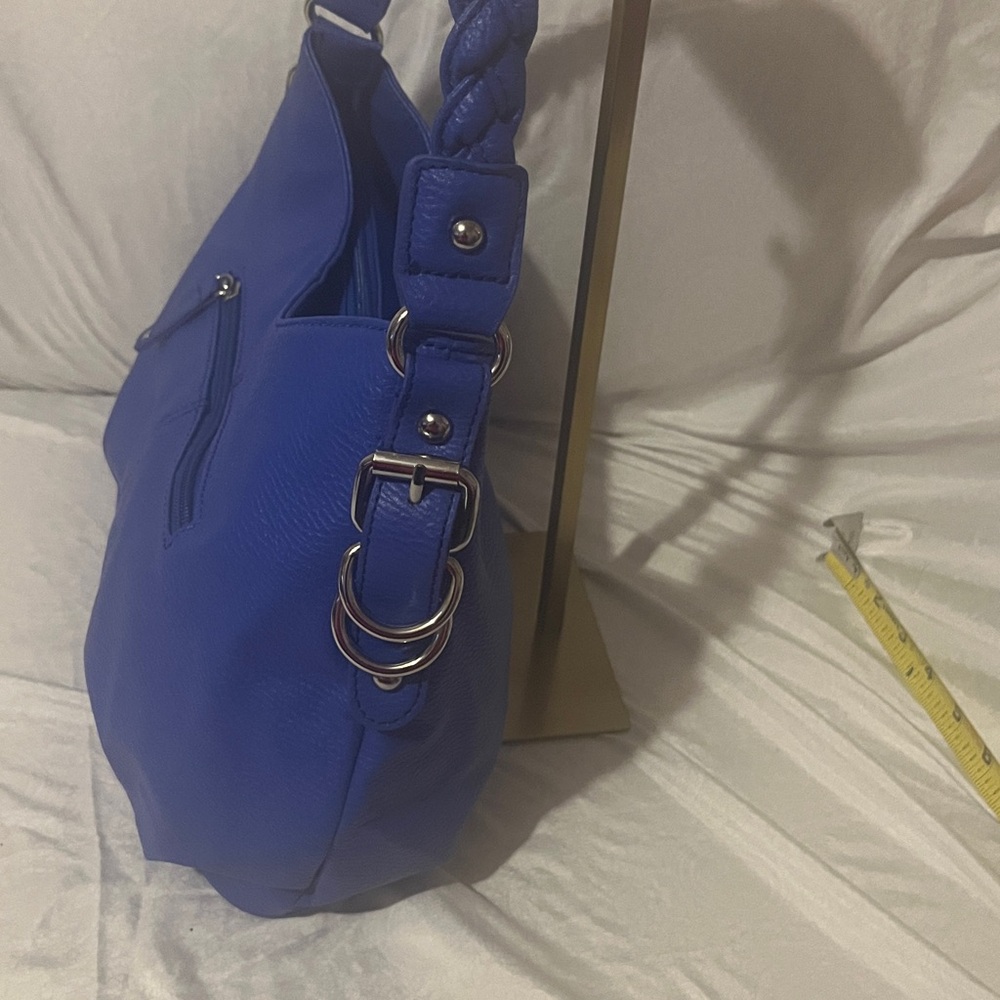 Apt 9 Blue Leather Hobo Bag - Picture 5 of 12